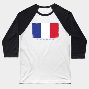 France Flag Baseball T-Shirt